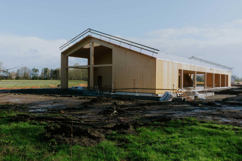 The Barn en construction
