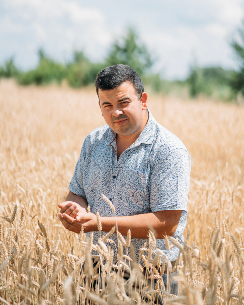 Emilien Rottiers, head of arable crops at domaine de graux